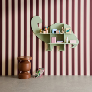 Etagère murale dinosaure 5 espaces de rangement BRACHI