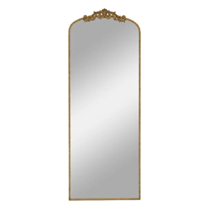 Miroir Mary arche 60x160cm doré