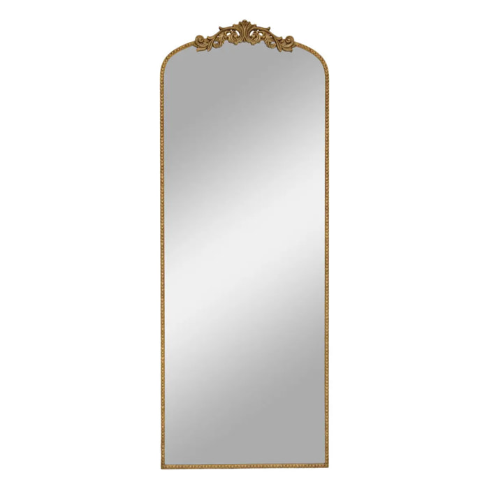 Miroir Mary arche 60x160cm doré