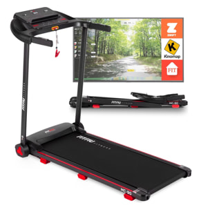 Cinta de correr plegable hasta 14km/h inclinación manual 1500W