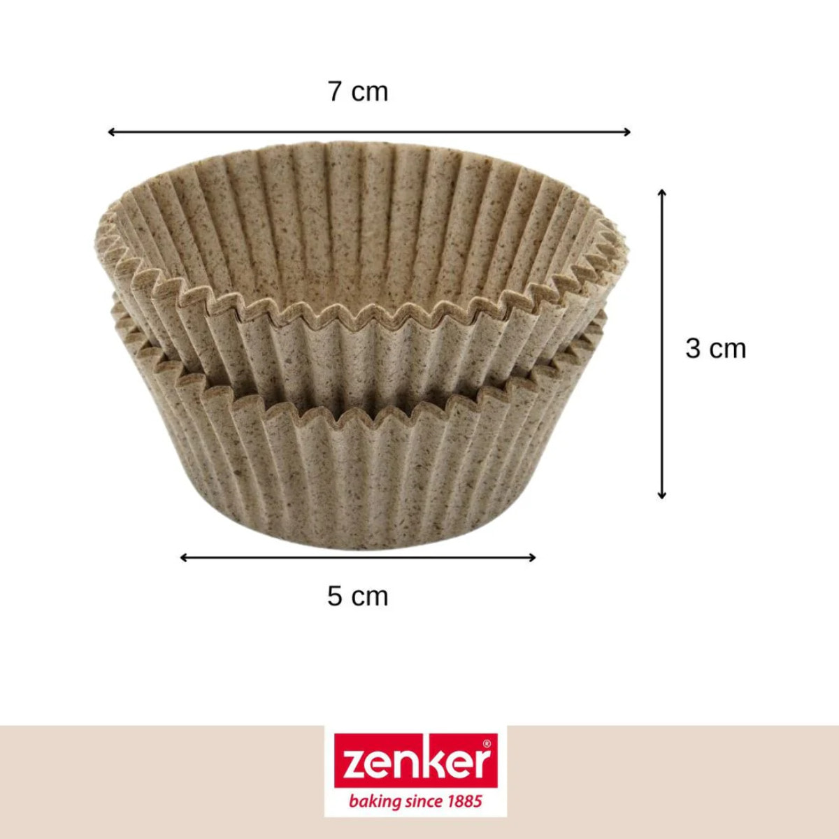 Set pâtisserie avec 40 moules à muffins en papier, 2 bols à mixer, verre mesureur et spatule Zenker