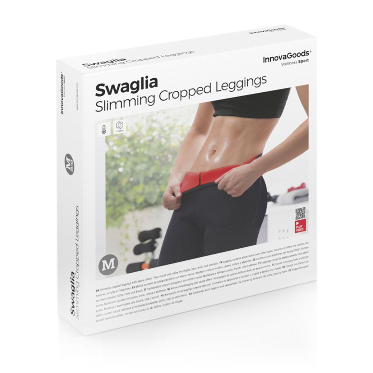 Leggings Sportivi Dimagranti Corsaire con Effetto Sauna Swaglia InnovaGoods