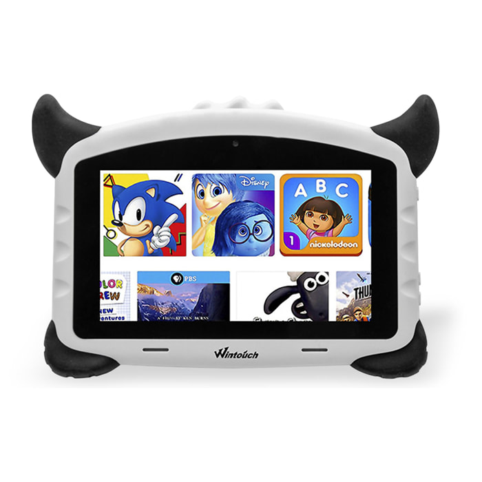 DAM Tablet Infantil K702 WiFi. SO Android 7. Pantalla 7'' 1024x600px. MTK 6735 Quad Core 1,5GB RAM + 16GB. Doble cámara. 23,5x2x16,5 Cm. Color: Blanco