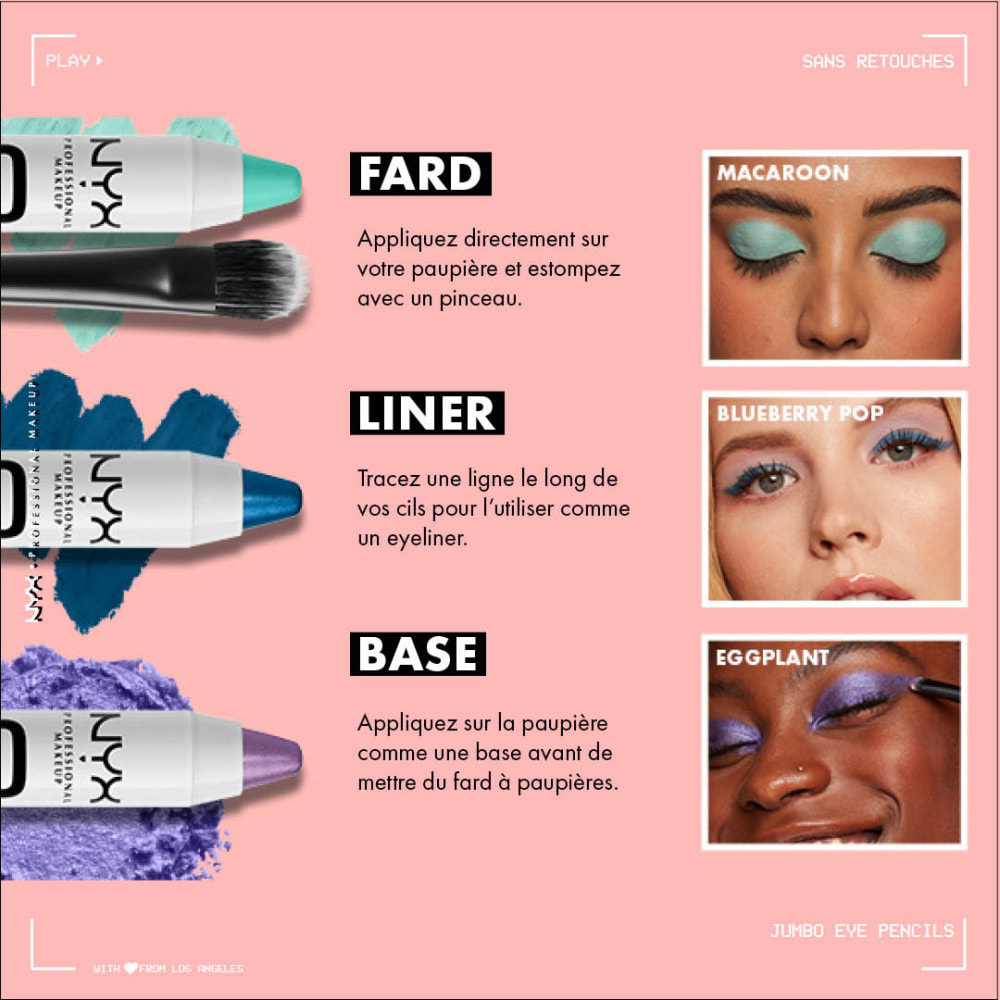 NYX Professional Makeup Jumbo Eye Pencil Crayon yeux Iced Mocha