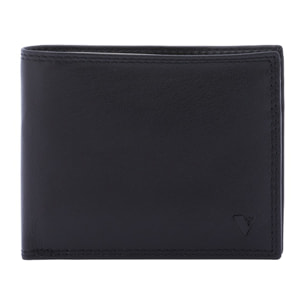 Portafoglio uomo in vera pelle - Modello False - Casual - 9.5 x 12.0 x 3.0 cm