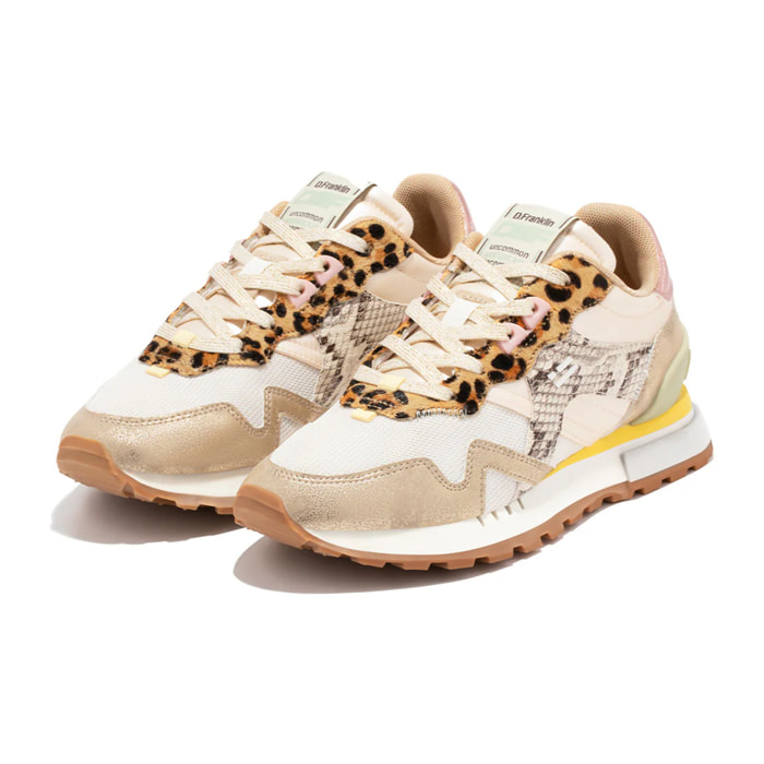 Zapatillas Deportivas Mujer Vibla Zig Patch Gold