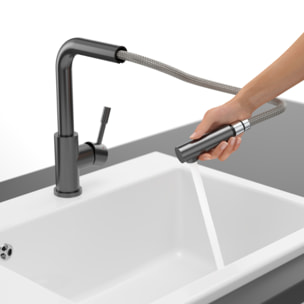 Robinet cuisine VILLEROY ET BOCH Steel Shower