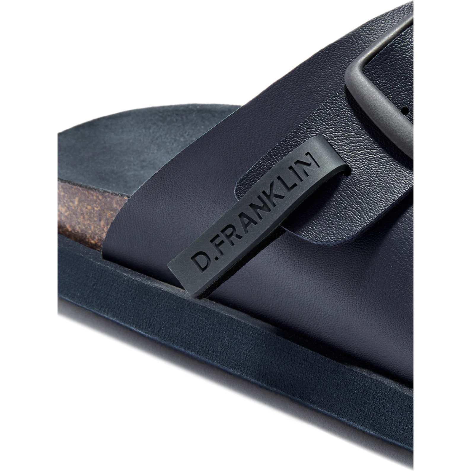 Sandalias de Hombre Cierre Hebilla en Azul Marino Vibe