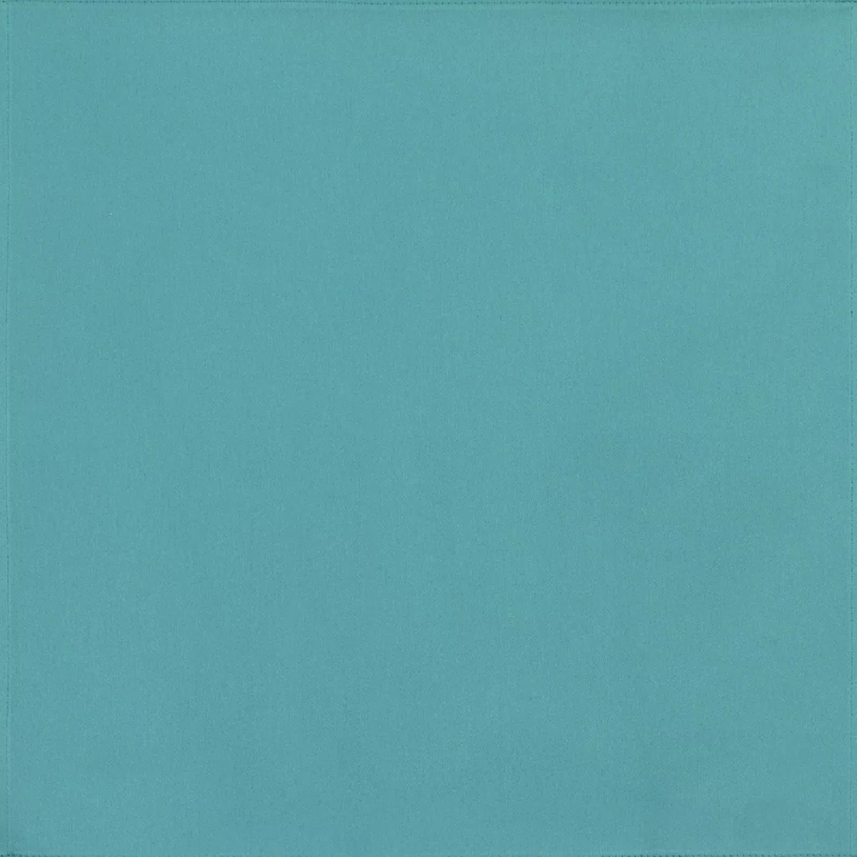 Serviette pur coton uni bleu Confettis turquoise