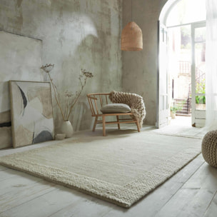 Tapis en mélange de laine RUE PLAIT