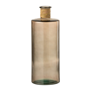 J-Line vase Safari - verre - marron clair - small - 40.5 cm de hauteur