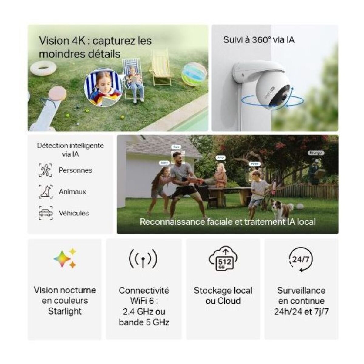Caméra de surveillance TP-LINK outdoor Tapo C560WS