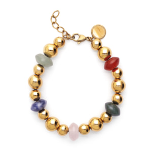 Bracelet Winter Bomb Acier Plaqué Or