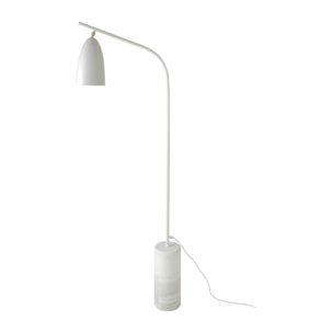 Lámpara de pie acero inoxidable 62x15x147cm