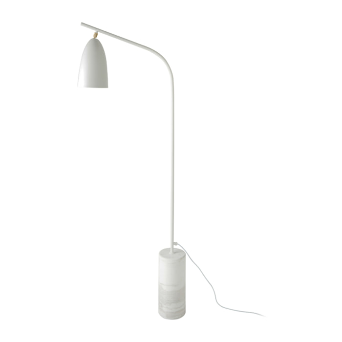 Lámpara de pie acero inoxidable 62x15x147cm