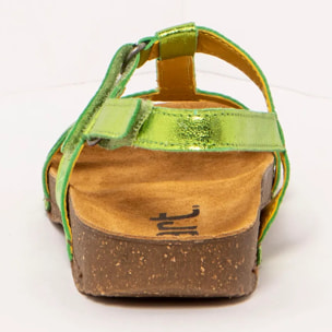 Sandalias 0946S METALIZADO PISTACHIO/ I BREATHE color Pistachio