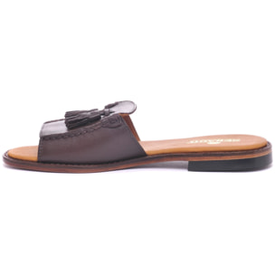 Sebago - Sandali Donna Marrone - Will Slide Pop Woman