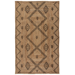 Tapis jute ROWEN Noir
