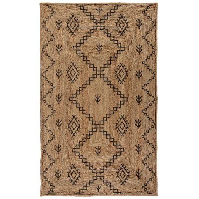 Tapis jute ROWEN Noir