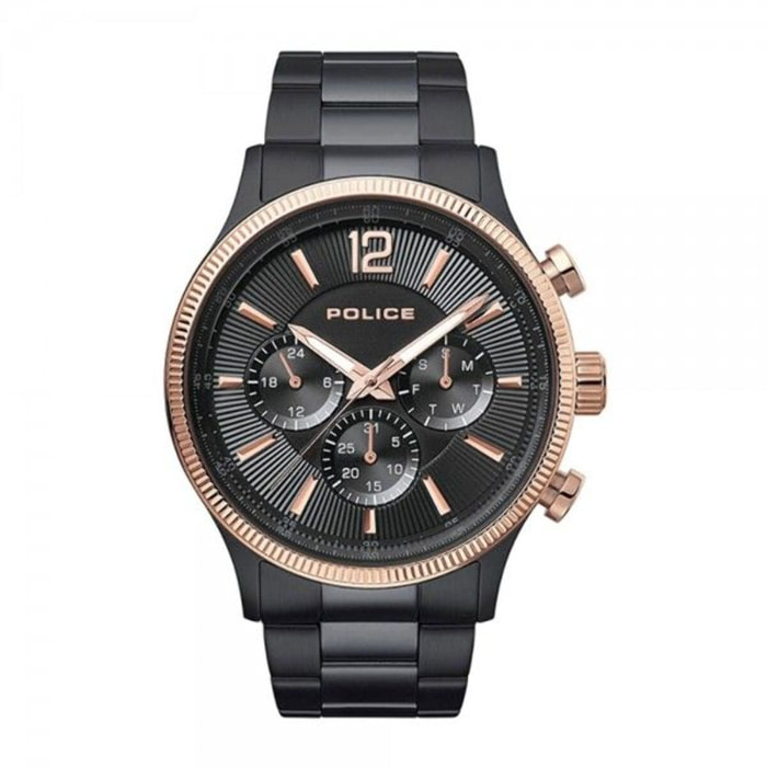 Reloj Police R1453295001 Hombre Analogico Cuarzo con Correa de Acero inoxidable