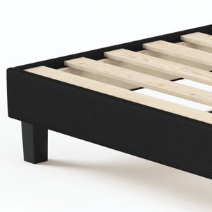 Lit adulte en tissu - AXEL