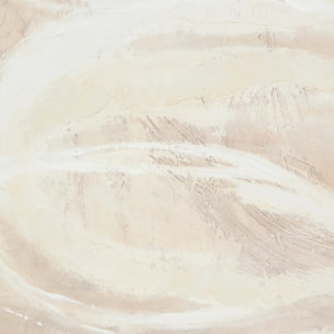 Toile peinte encadrée Krisna beige 150x100cm