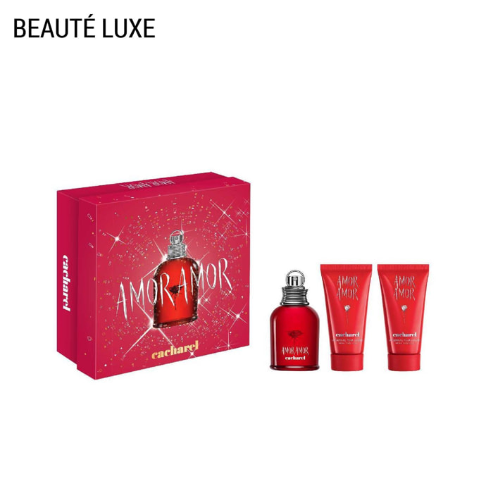 Amor Amor - Coffret Eau de Toilette 50 ml et Laits Corps 2x50ml