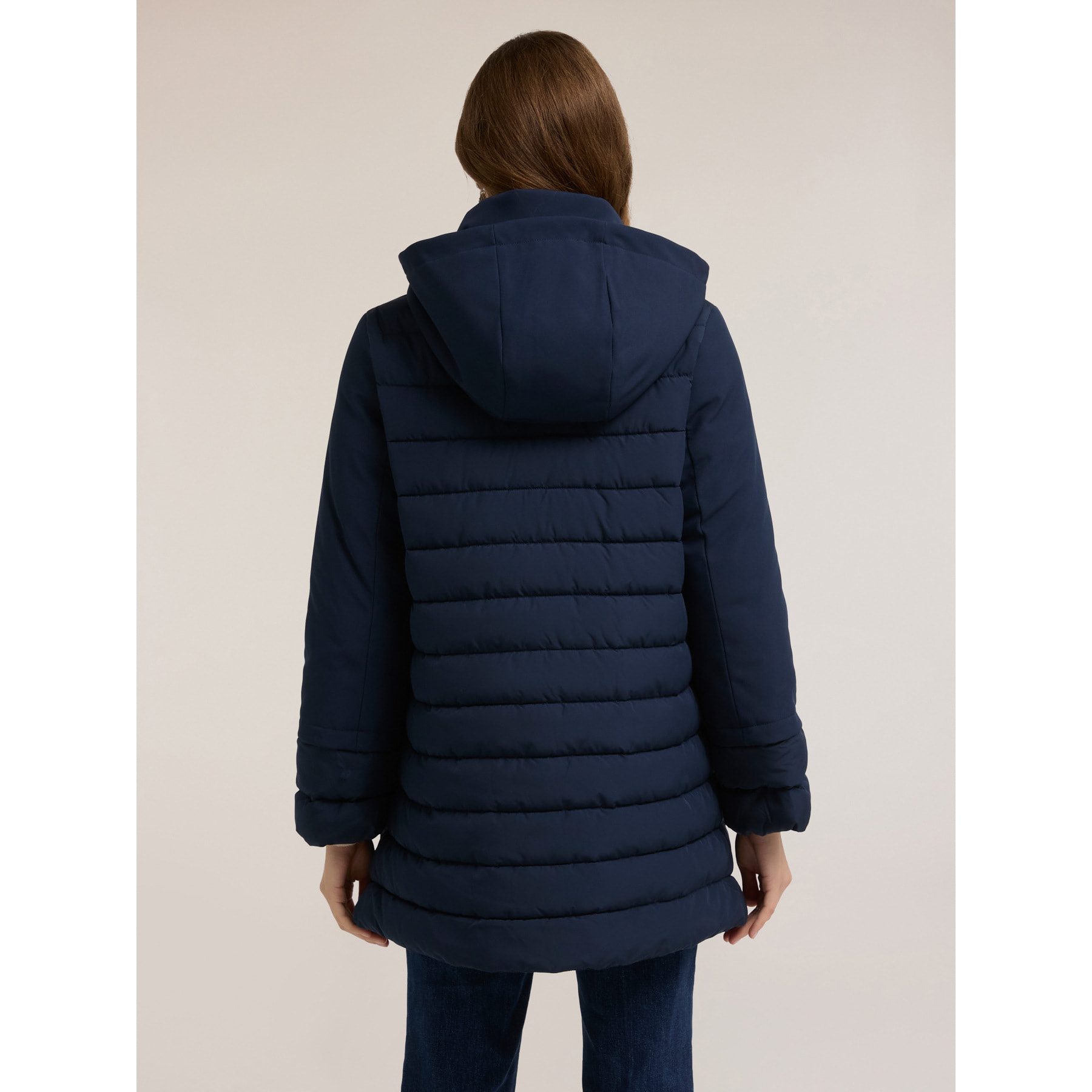 Motivi - Plumífero con capucha desmontable - Azul