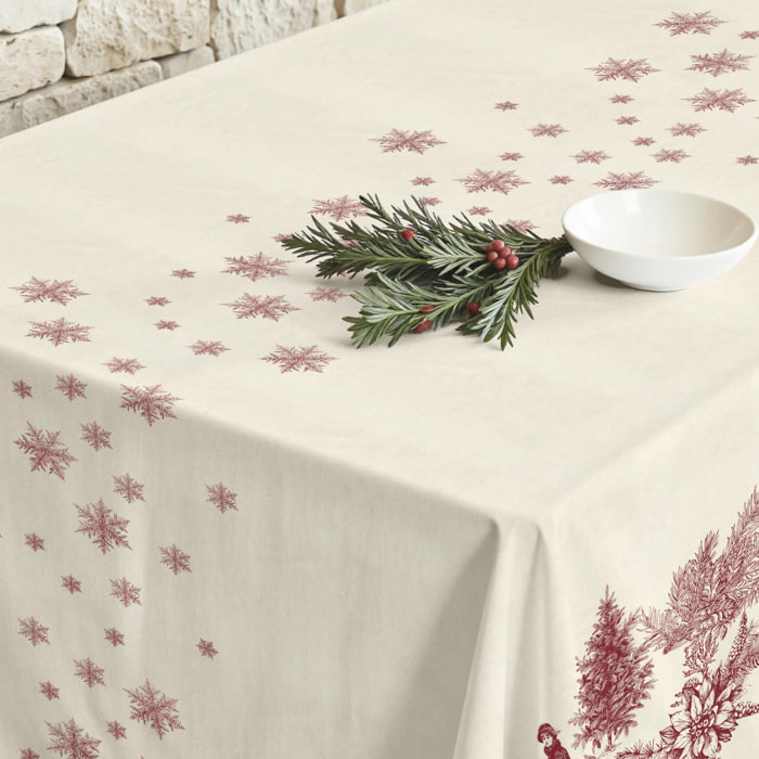 Nappe anti-taches Christmas toile vp-101