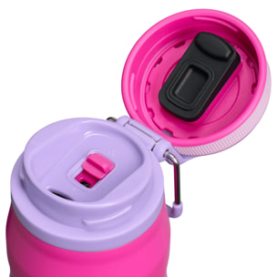 Borraccia Con Cannuccia - 0,7L - ICEFLOW™ BOTTLE TWIST FLIP 2.0 - Violet Blossom