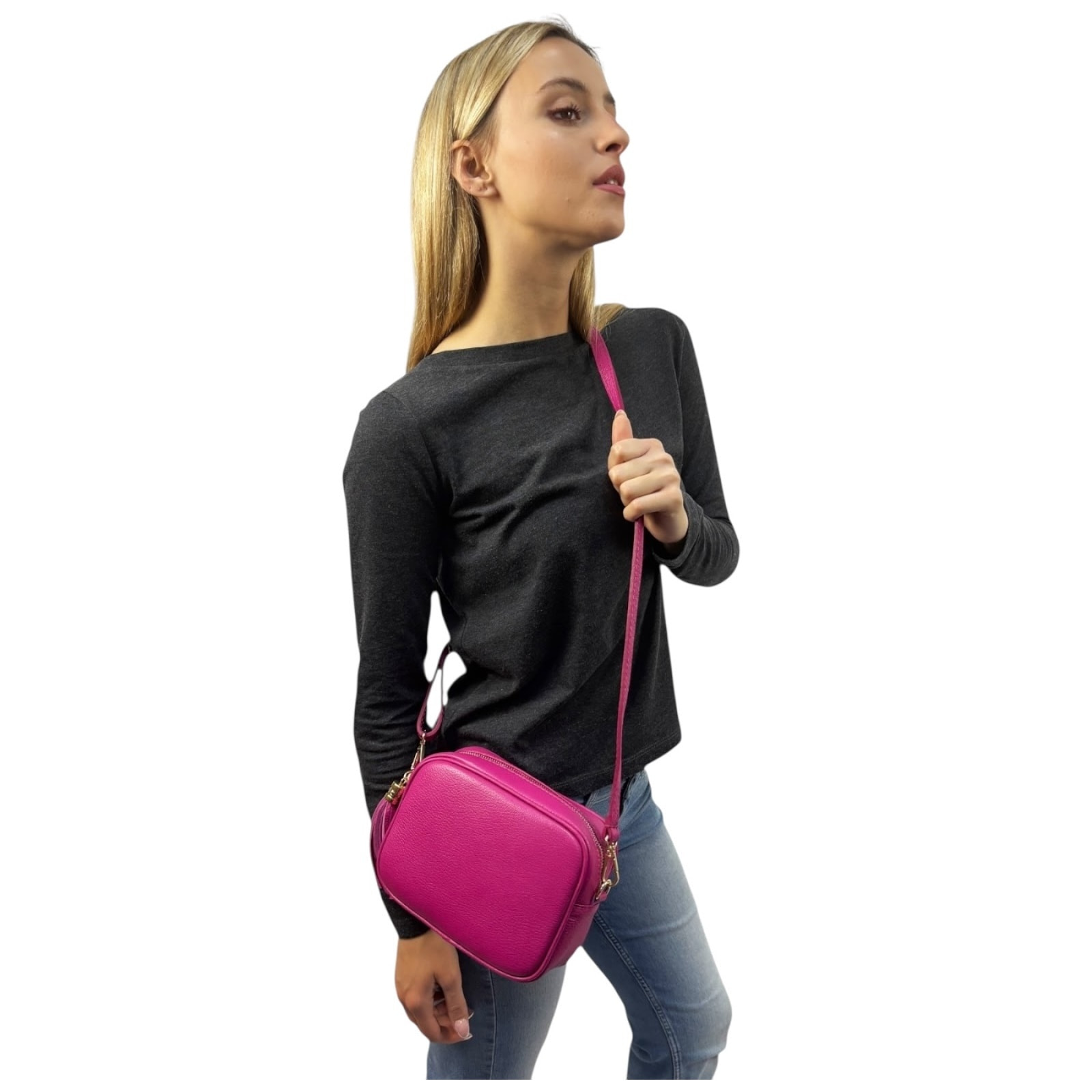 Borsa a tracolla Cheval Firenze Aquila Fucsia