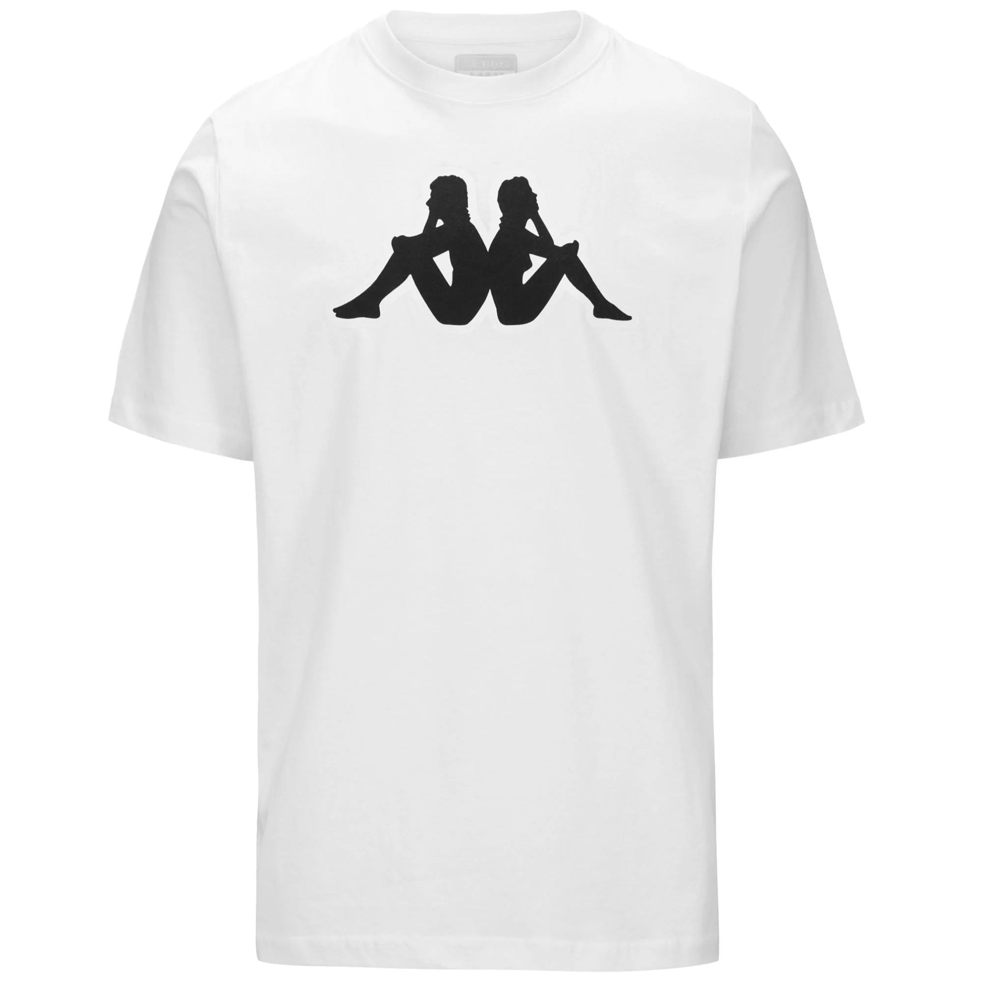 T-Shirts & Top Kappa Uomo LOGO ZOBI Bianco