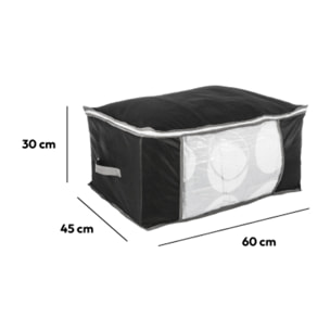 Housse rangements lit petit modèle Noir