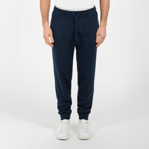 Pantalone joggers french terry in cotone bio washed