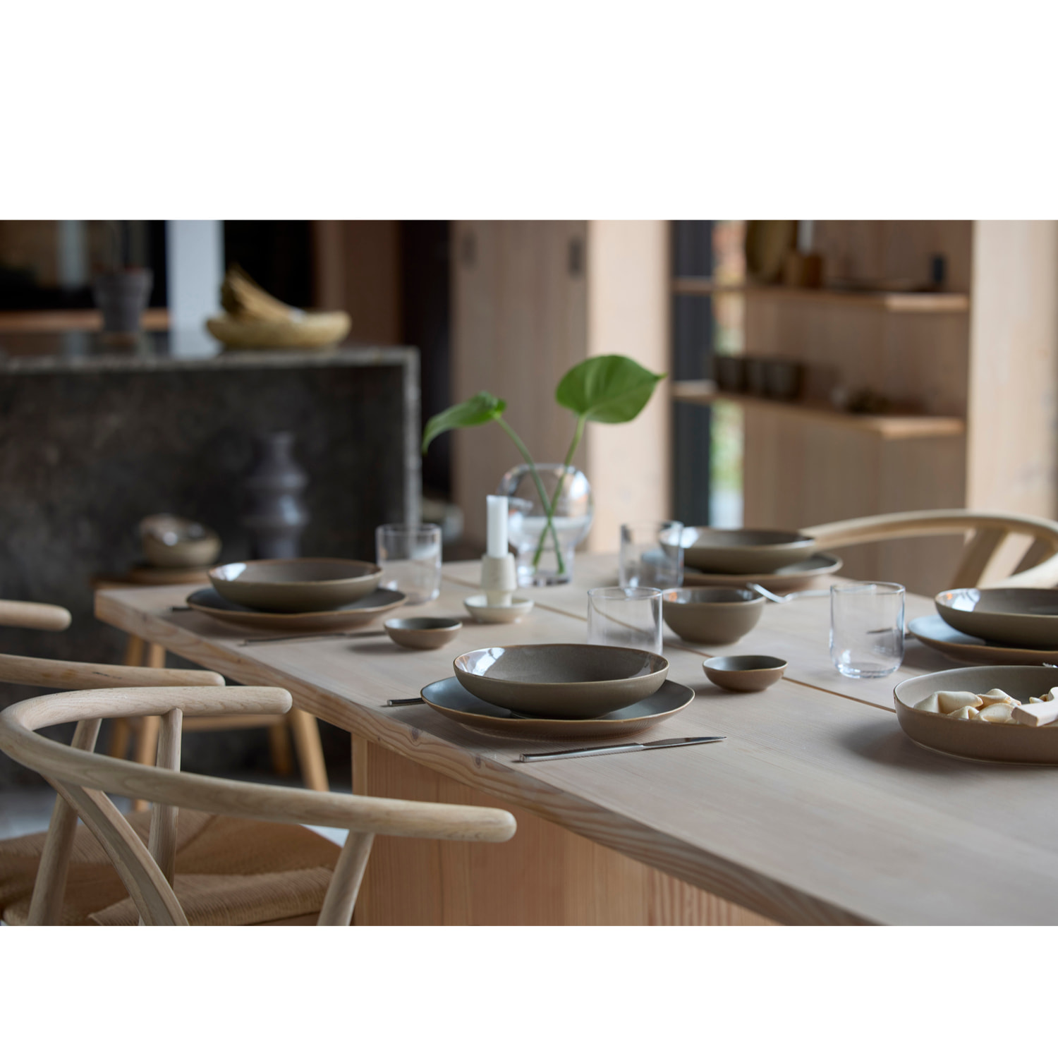 Assiette plate Shoku