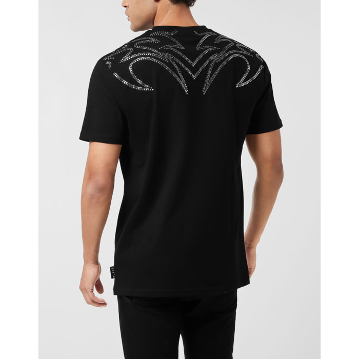 PHILIPP PLEIN Camiseta de cuello redondo y manga corta