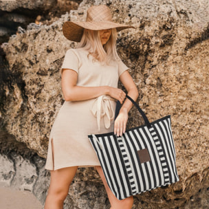 Bolso De Playa Lois Sechelt Negro