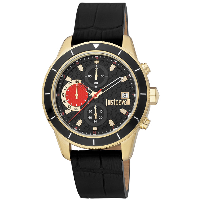 Reloj Just Cavalli JC1G215L0025 Hombre Analogico Cuarzo con Correa de Cuero