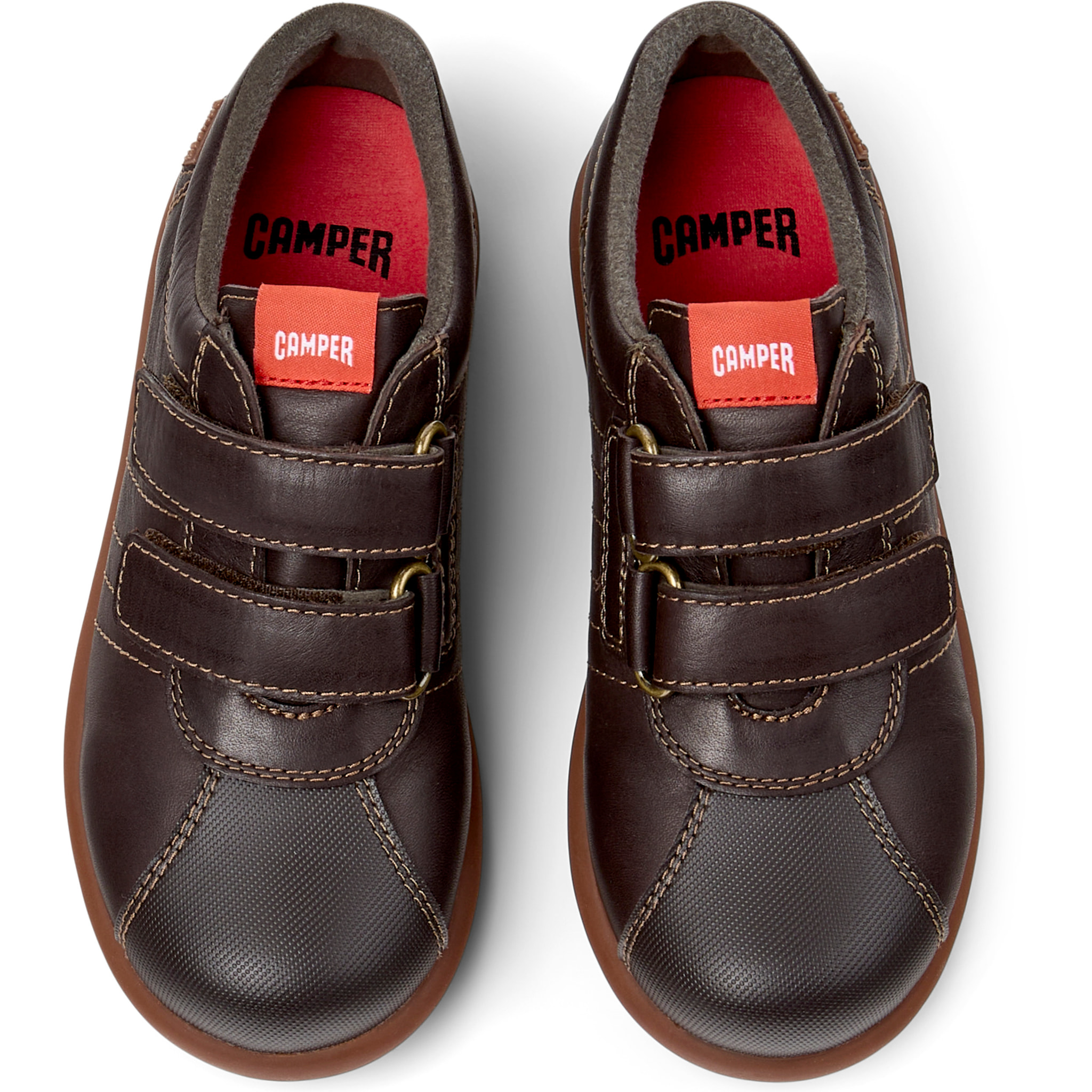 Sneakers - CAMPER Pelotas Ariel - Marrone - Pelle liscia