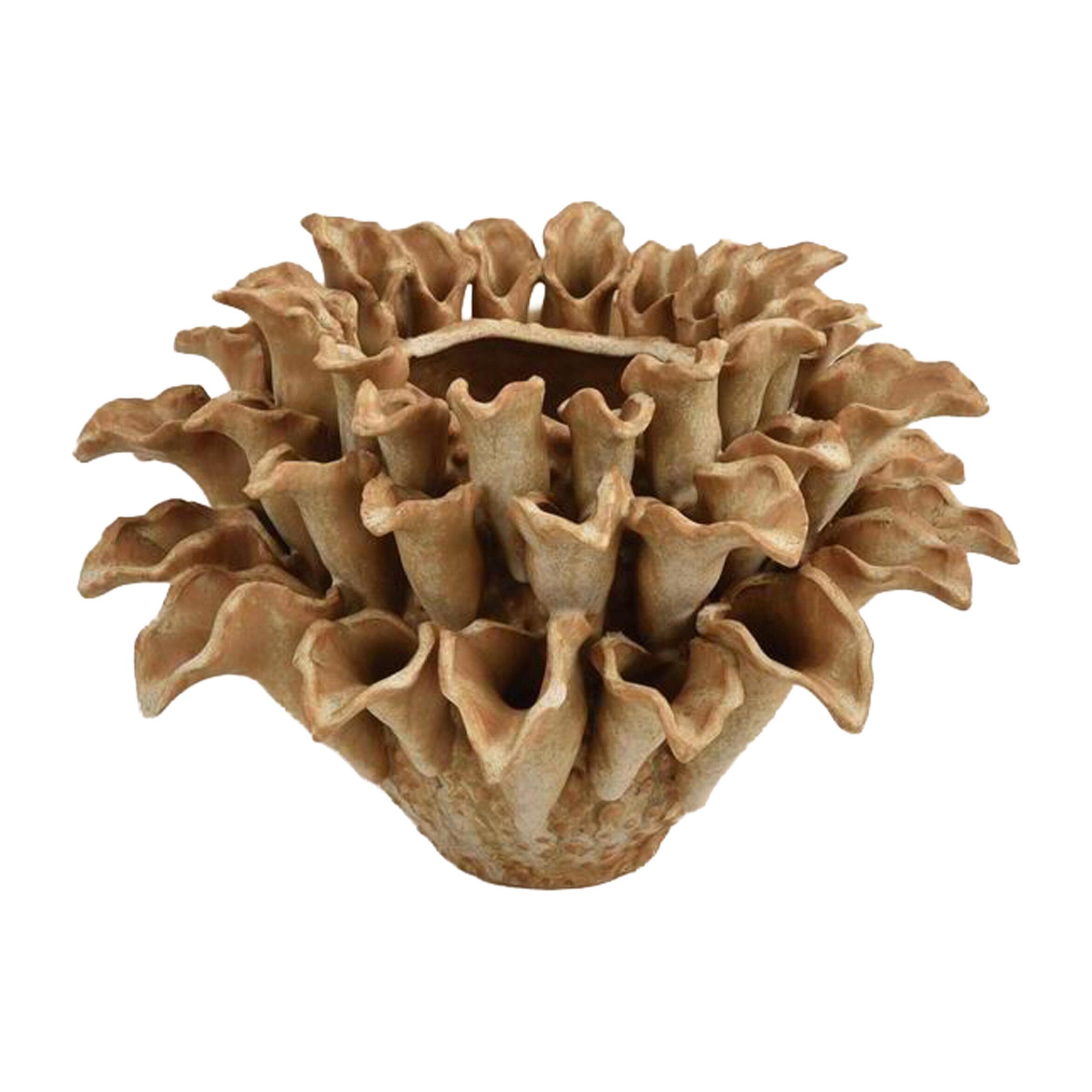 Vaso con petali - 33,5xH20,5x33cm - Pezzi 1 - Bianchi Dino SpA