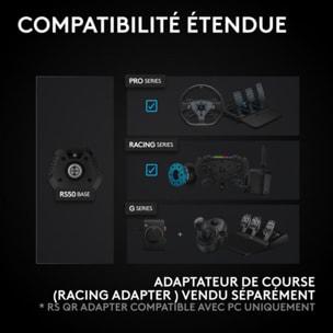 Volant LOGITECH G RS50 System Direct Drive pour Xbox/PC