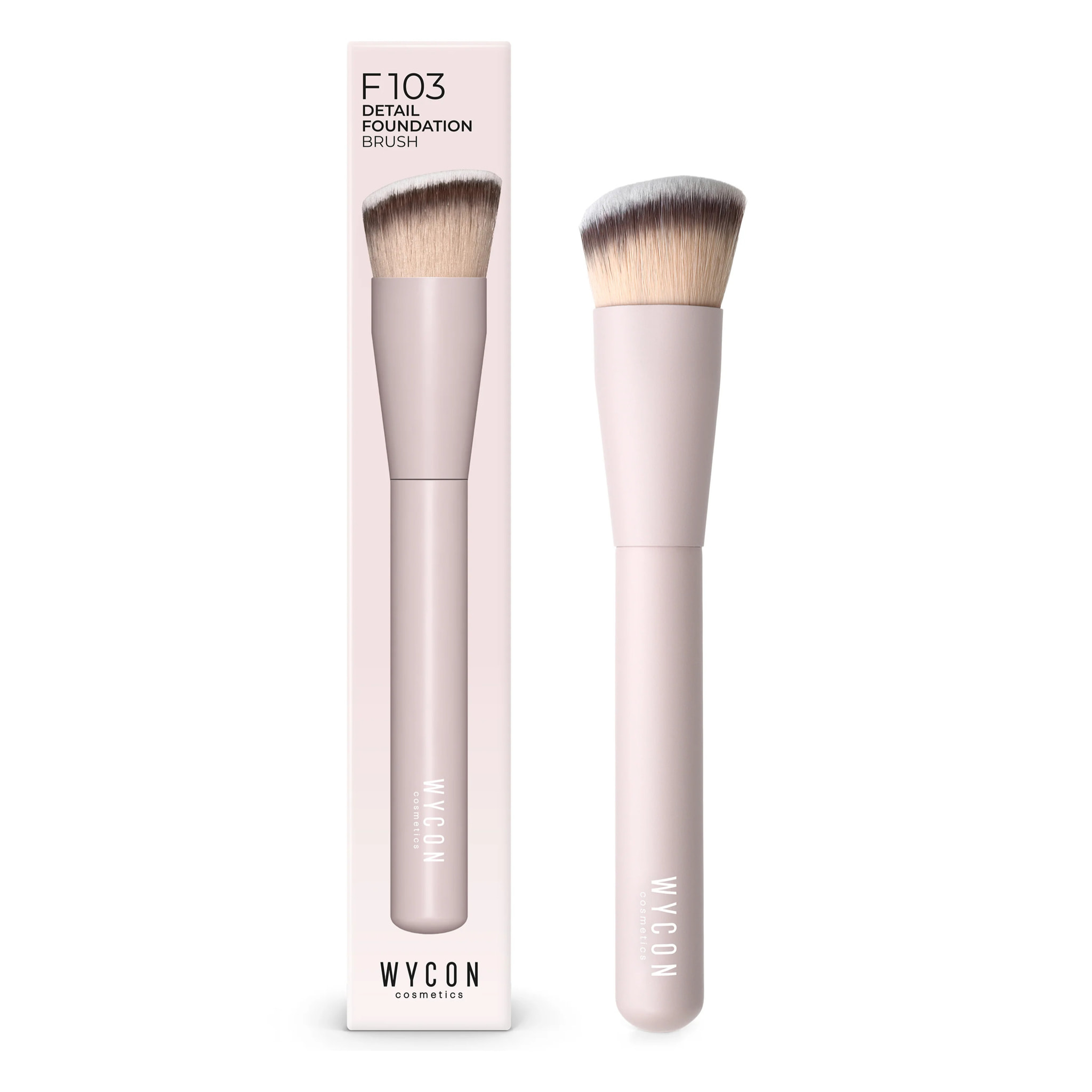 F103 DETAIL FOUNDATION Pennello viso ideale per applicare formule liquide e in crema.