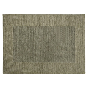 TAPPETO DA CUCINA DIS.RIGHE COL.VERDE CENERE 57X190 CM CON ANTISCIVOLO