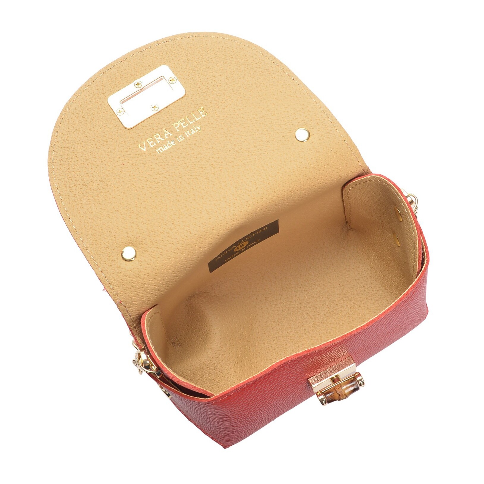 Borsa a spalla Anna Luchini Rosso