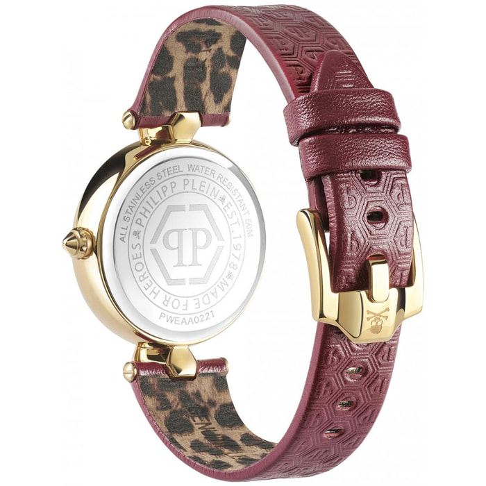 Orologio Philipp Plein COUTURE Pelle Bordeaux