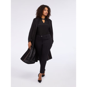 Fiorella Rubino - Pantaloni skinny con zip decorative - Nero