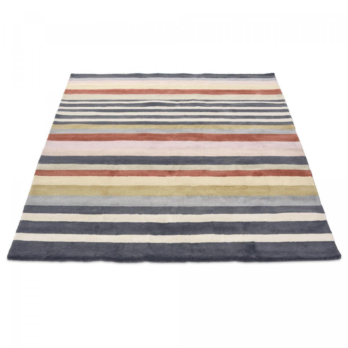 Tapis salon et chambre fait à la main en laine motif géométrique