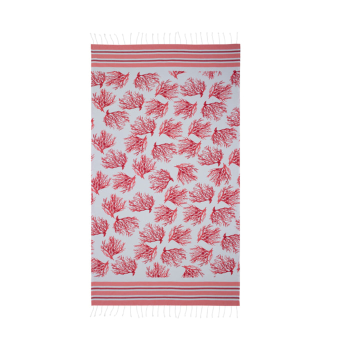 Telo Mare Fouta Modello Lagoon Con Frange