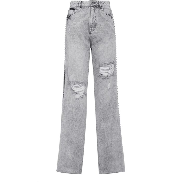 PHILIPP PLEIN Vaqueros de pata ancha