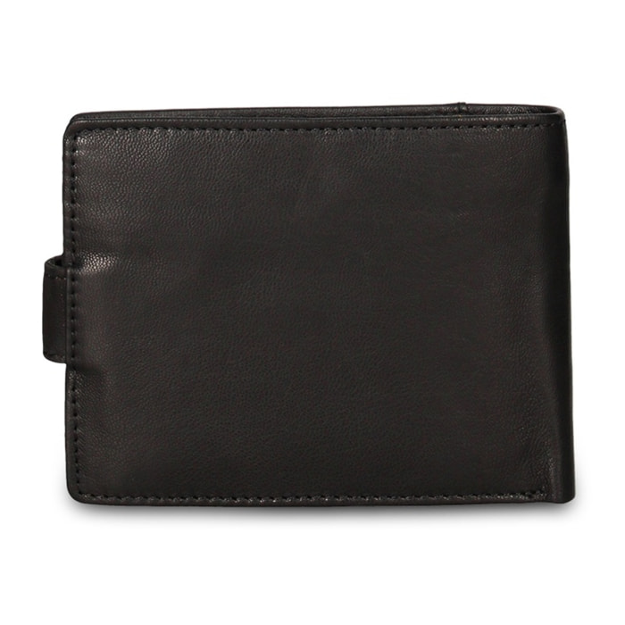 Portafoglio uomo in vera pelle - Modello Erebus Pro - Casual - 12.5 x 10.0 x 2.5 cm